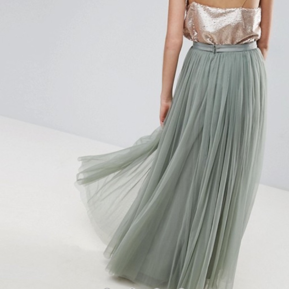 Needle & Thread Tulle Maxi Skirt